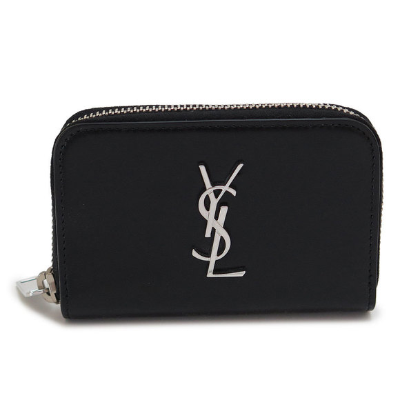 Saint Laurent Coin Case Cassandra Monogram Black - Picture 2 of 6
